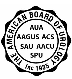 Ga vasectomy board of urology certification 